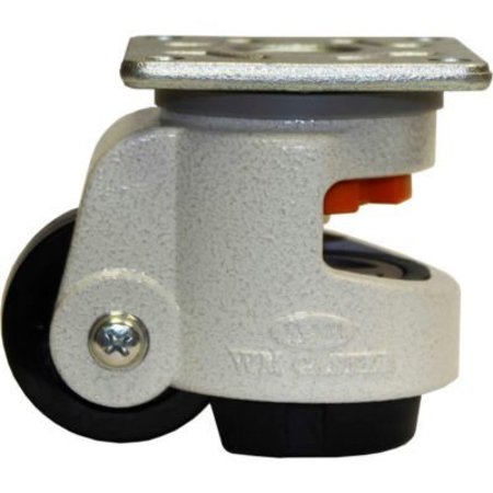 WM CASTERS WMI Leveling Caster - 600 Lb. Capacity - Plate Mounted WGD-80F